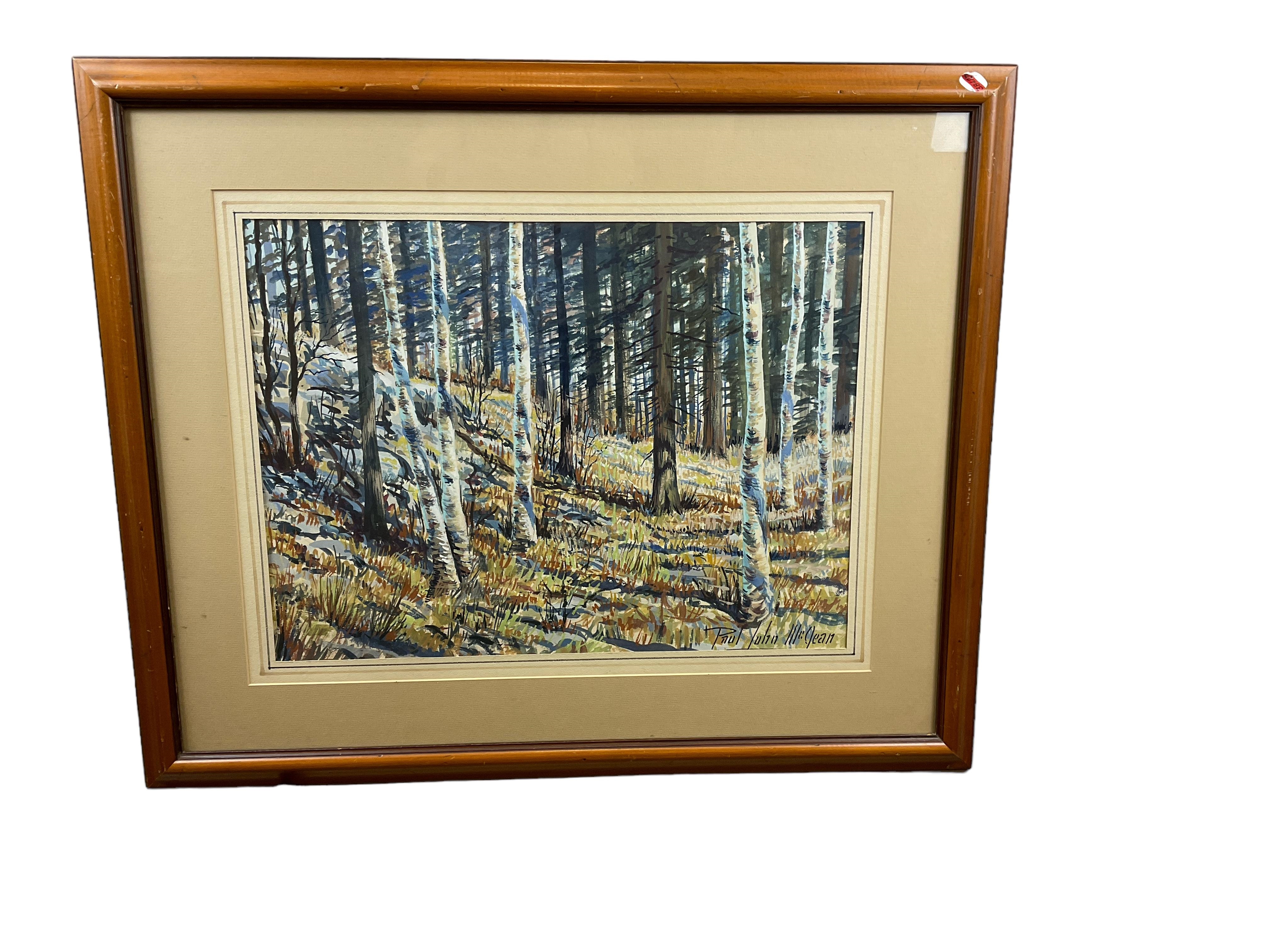 Artwork by Paul John Mcclean, Paul John McClean, Made of Birch and Pine, Watercolor