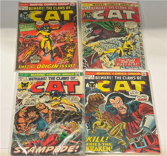 Marvel Comics | - The Cat )st appearance and origin of The Cat, Age ...
