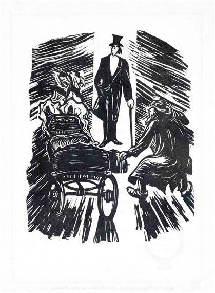 ''Der hohe Herr'' by Ernst Barlach, 1922