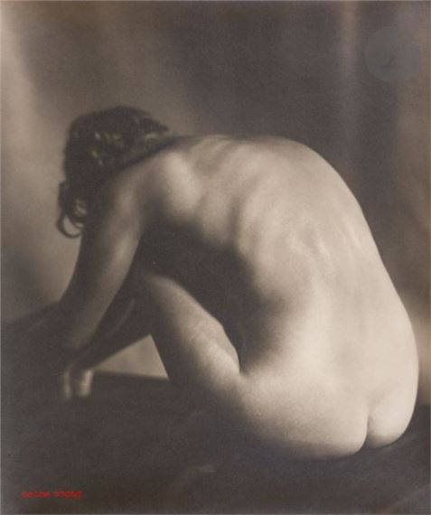 Nude from the Women series [seated nude], c. 1932. by Sasha Stone, circa 1932