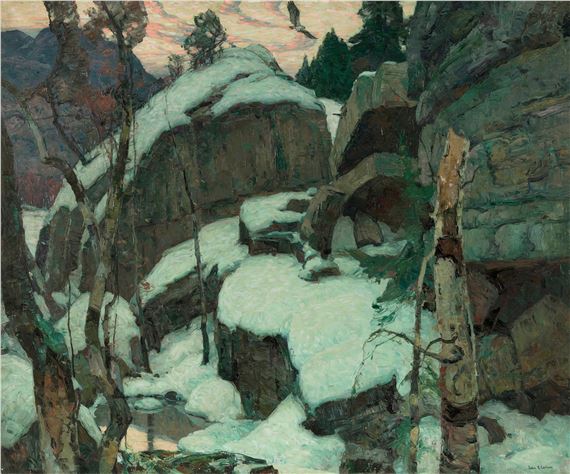 Grim Lairs by John Fabian Carlson, Painted circa 1924