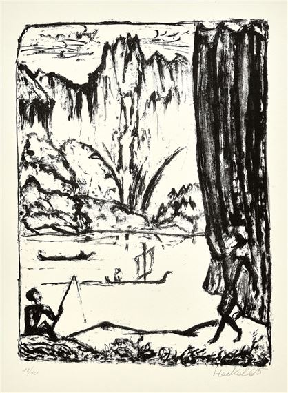 Am See by Erich Heckel, 1965
