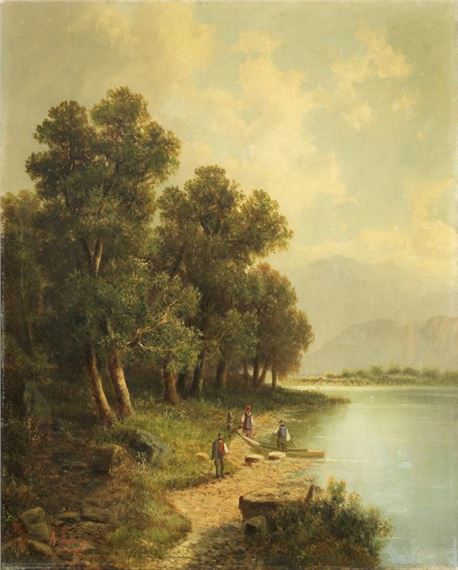 Paesaggio by Albert Lang
