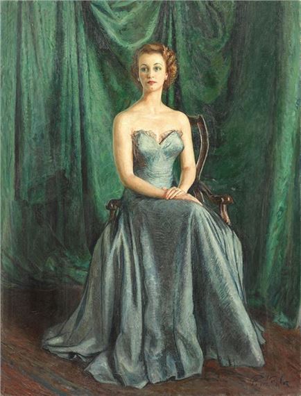 Ritratto di giovane signora by Paolo Ghiglia