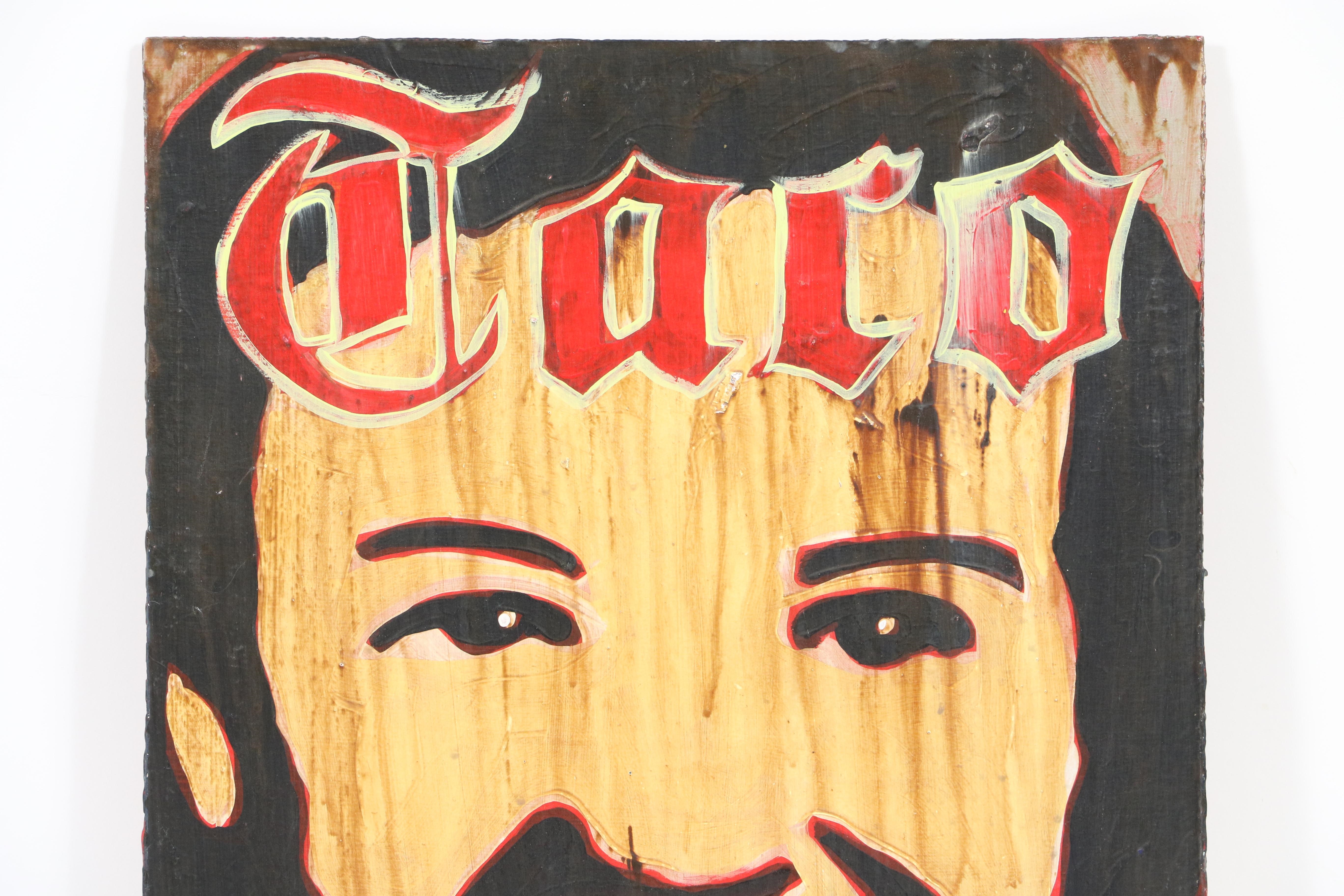 Artwork by Paul Valadez, Taco, 2011, Made of oil on board