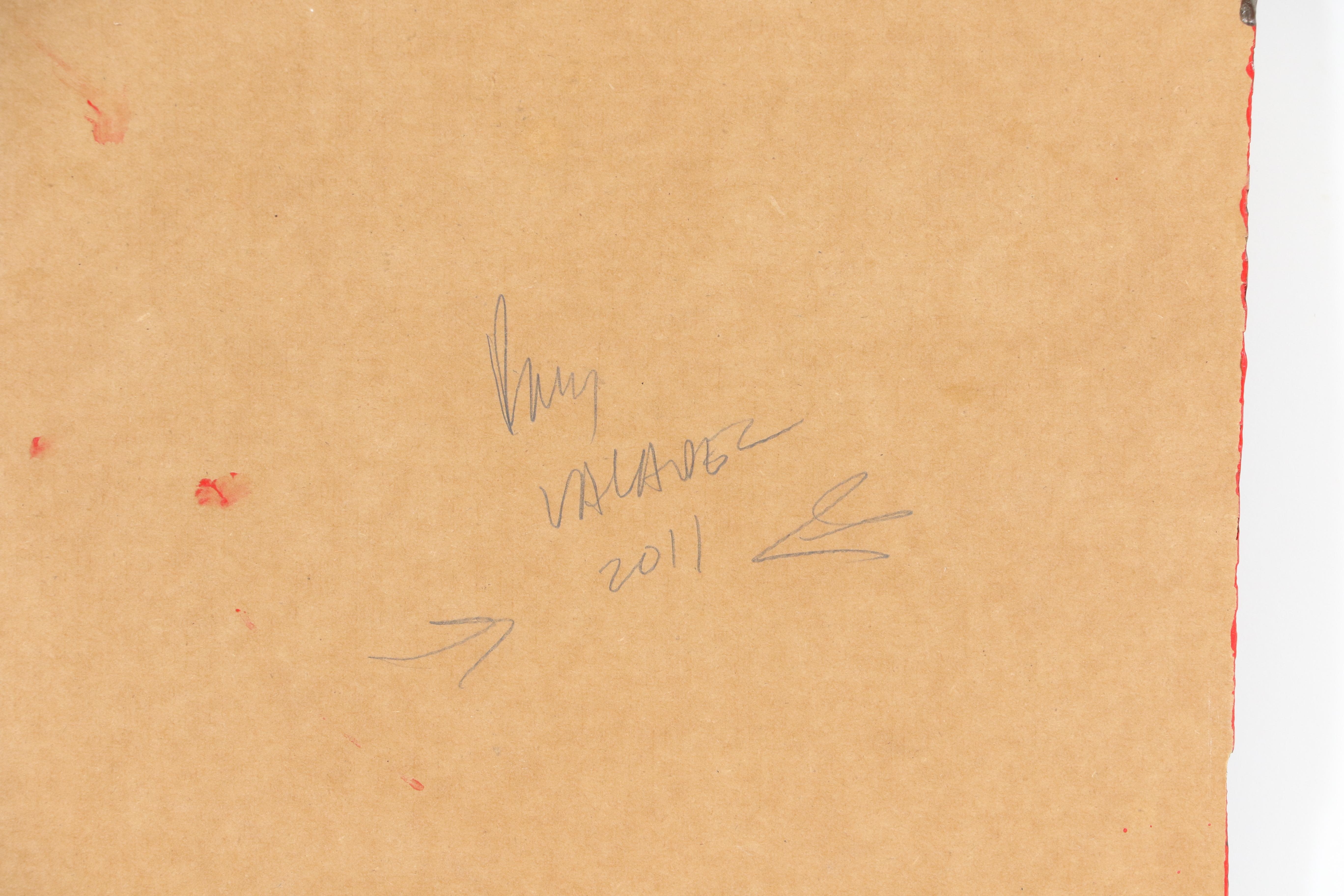 Artwork by Paul Valadez, Taco, 2011, Made of oil on board