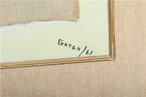Lee Gatch | abstract landscape, 1961 (1961) | MutualArt