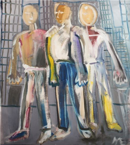 Mae Alice Engron | three figures (2016) | MutualArt