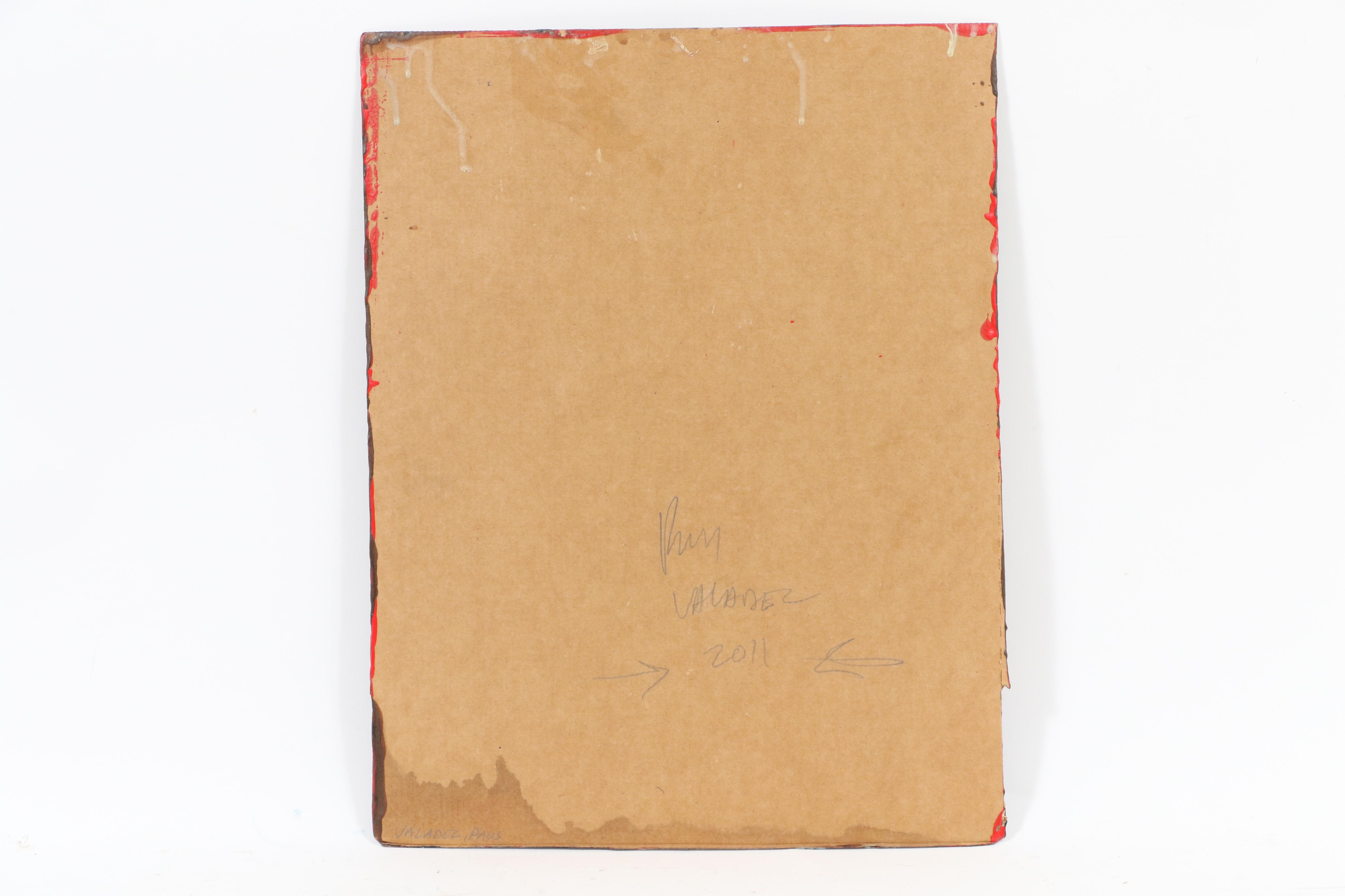 Artwork by Paul Valadez, Taco Lover, 2011, Made of oil on board