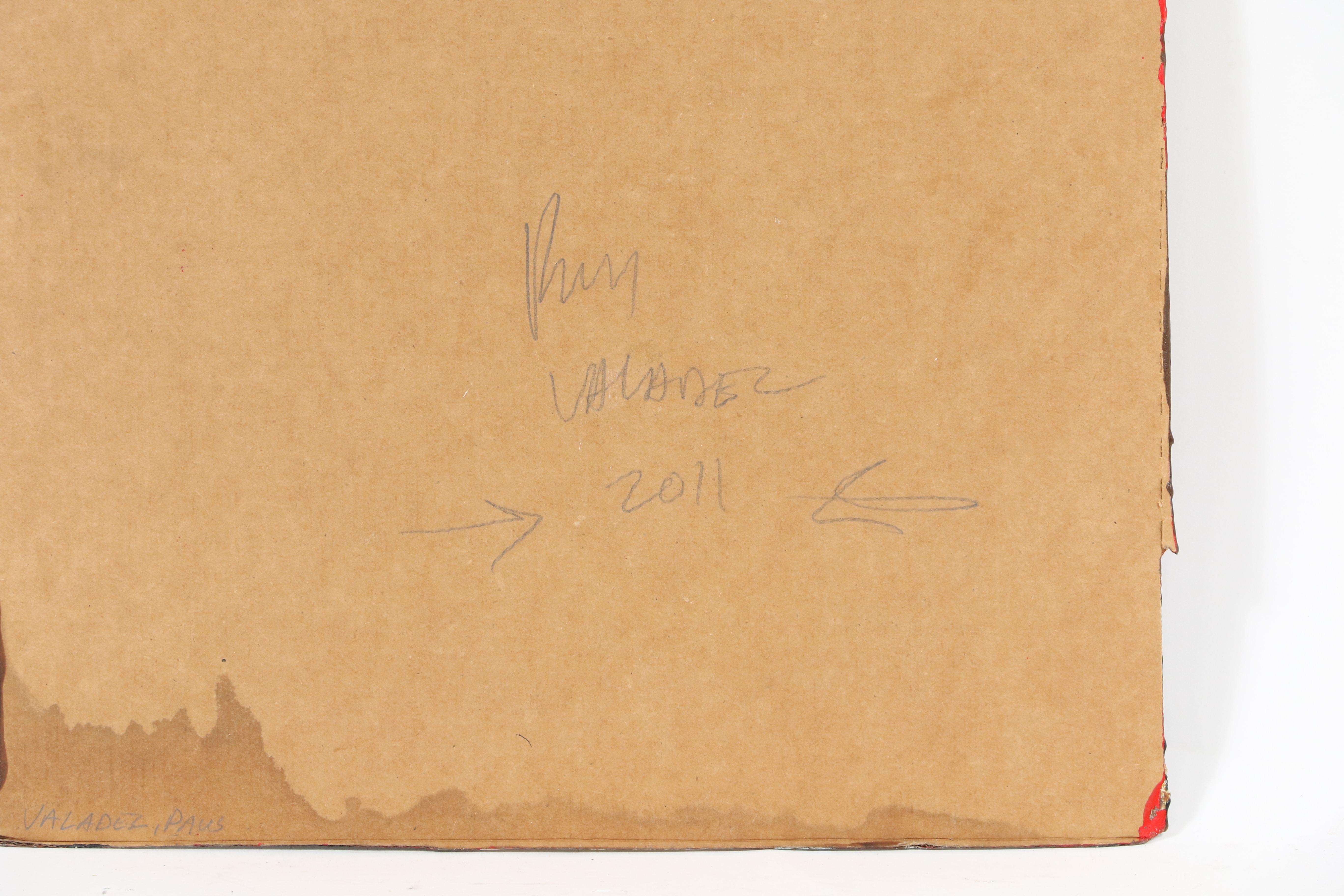 Artwork by Paul Valadez, Taco Lover, 2011, Made of oil on board