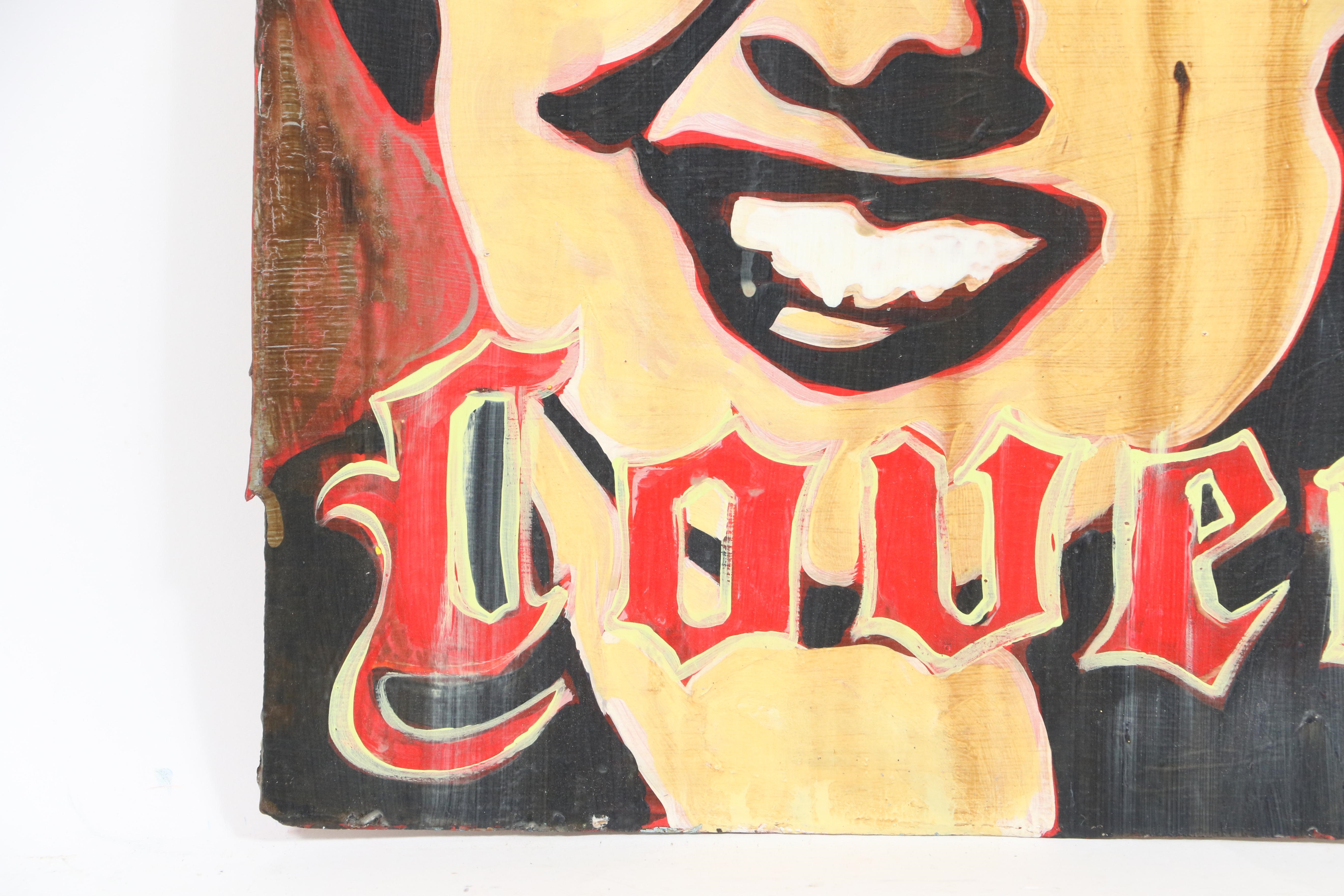 Artwork by Paul Valadez, Taco Lover, 2011, Made of oil on board