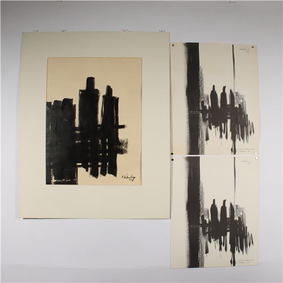 abstract, 1964 / Study at a Window, 1966 - John Klinkenberg