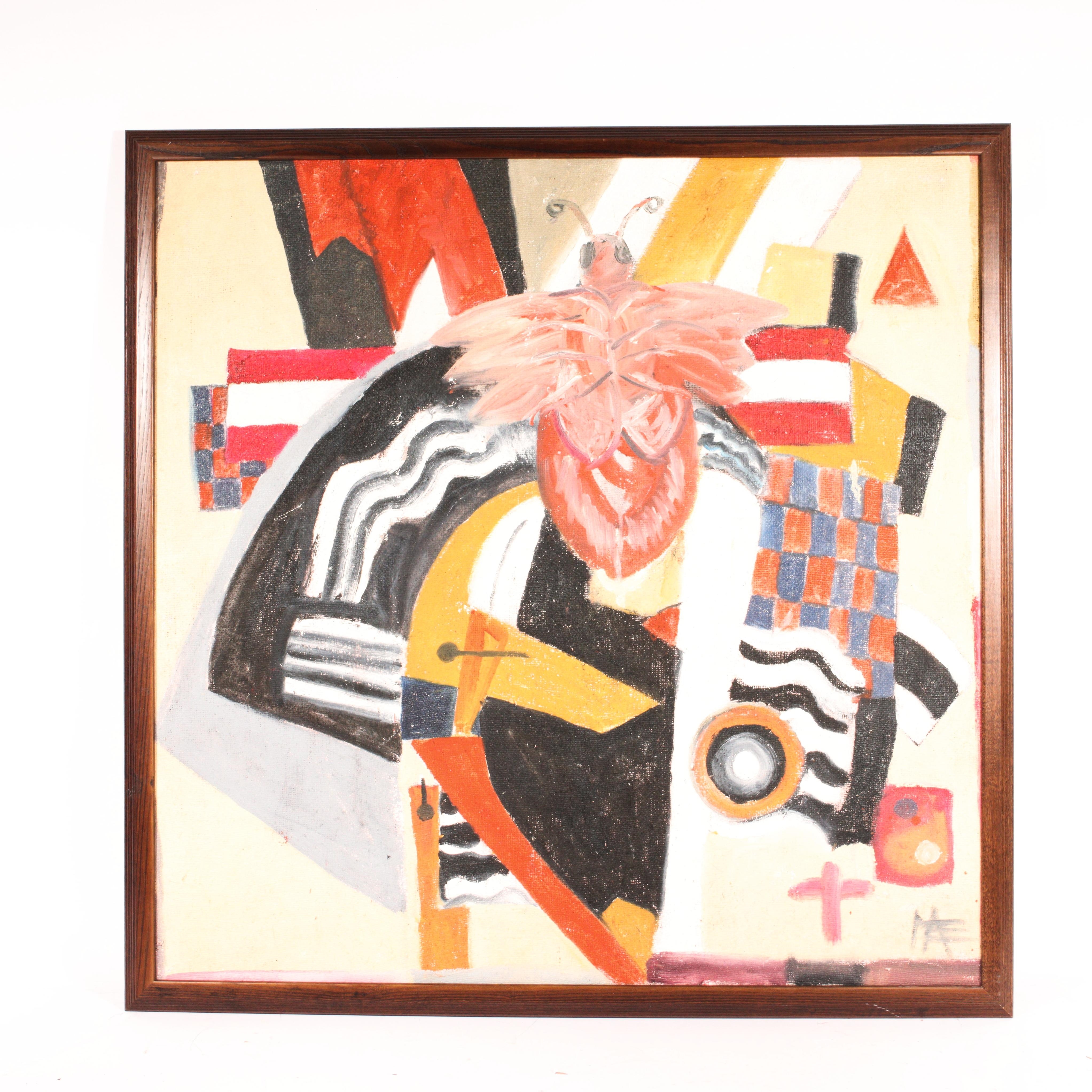 Mae Alice Engron | abstract with insect (2016) | MutualArt