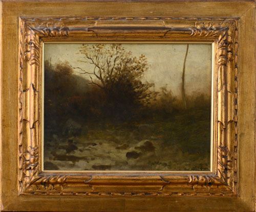 Landscape with stream by Luigi Steffani