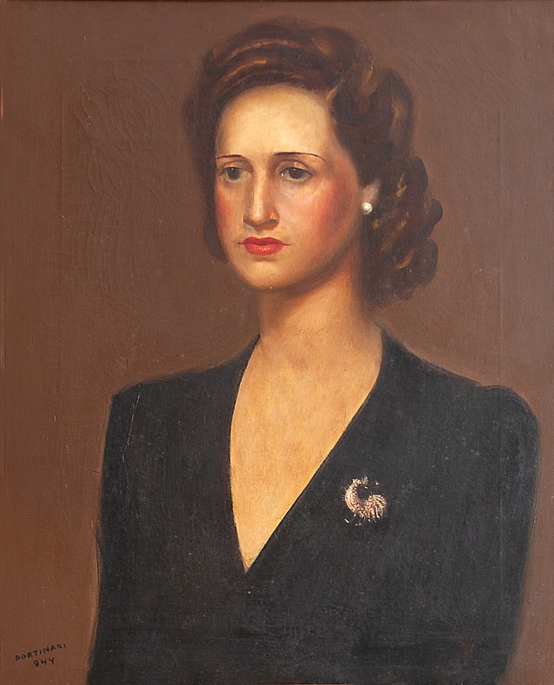 Cândido Portinari | Retrato de Maria Amélia Paulo Filho (1944) | MutualArt