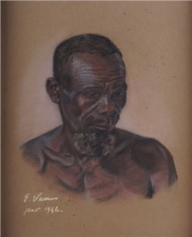 Portrait of a man - Erna Vamos