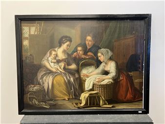 Famille avec leur jeune enfant - Bernard Verschot