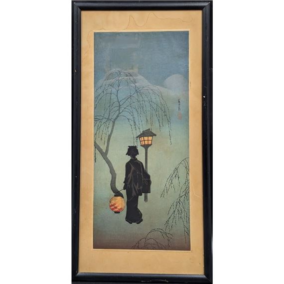 Spring Evening by Takahashi Shōtei, circa 1936