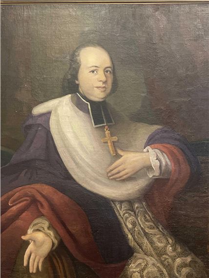 Dom Malachie Hocquaert, abbé de l'abbaye de Ghislenghien pris de l'abbaye de Cambron - Aubert de Cambrai