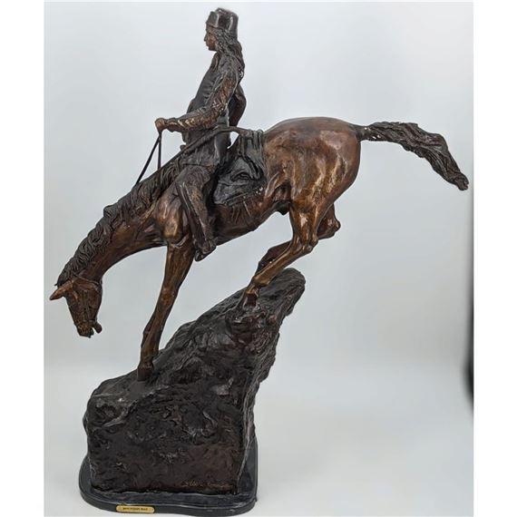Frederic Remington Large Replica Frederic Remington Bronze Sculpture