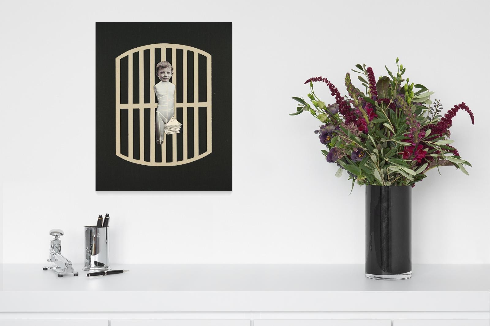 Artwork by Eva Koťátková, From: Work of nature, Made of Collage on card