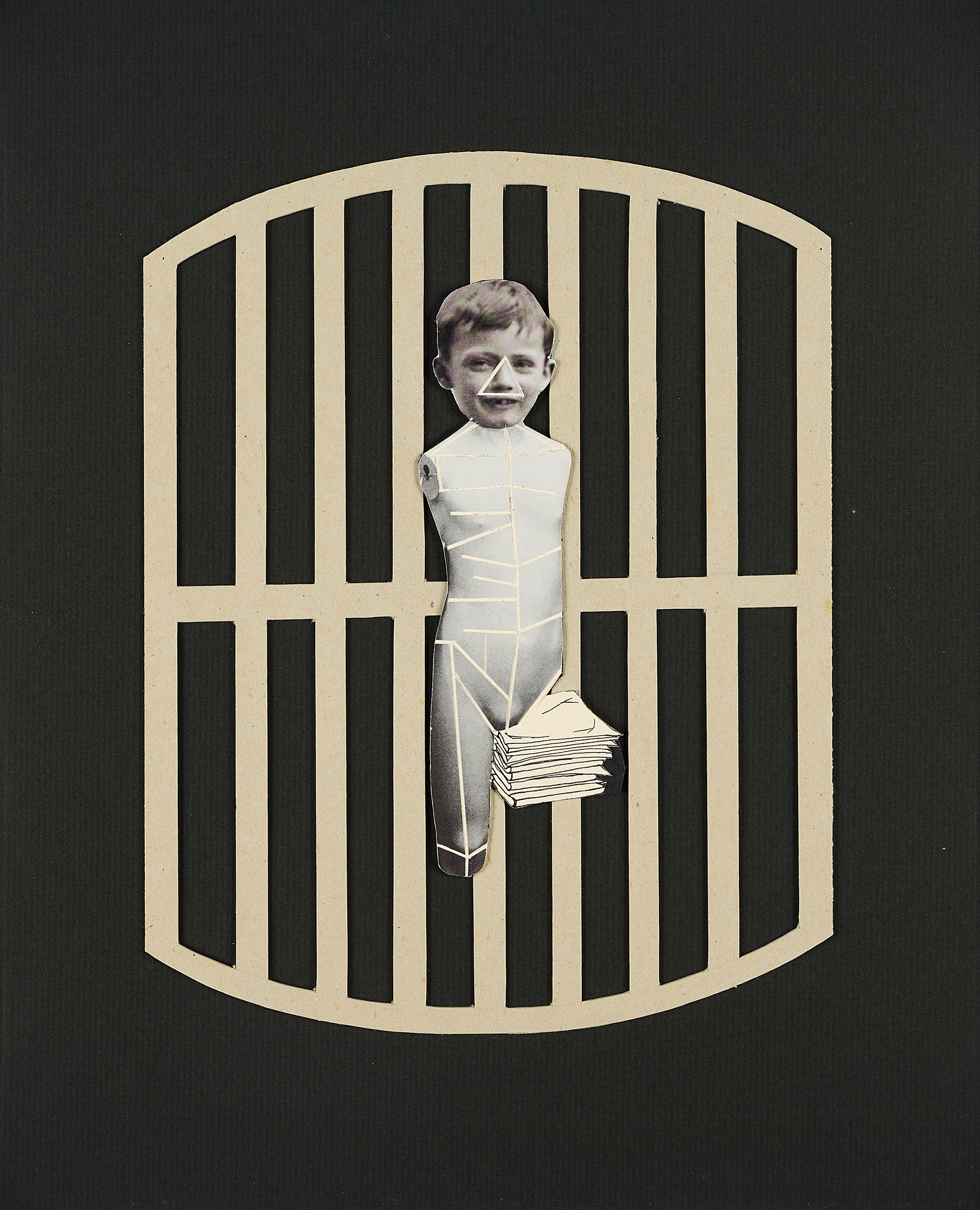 Artwork by Eva Koťátková, From: Work of nature, Made of Collage on card