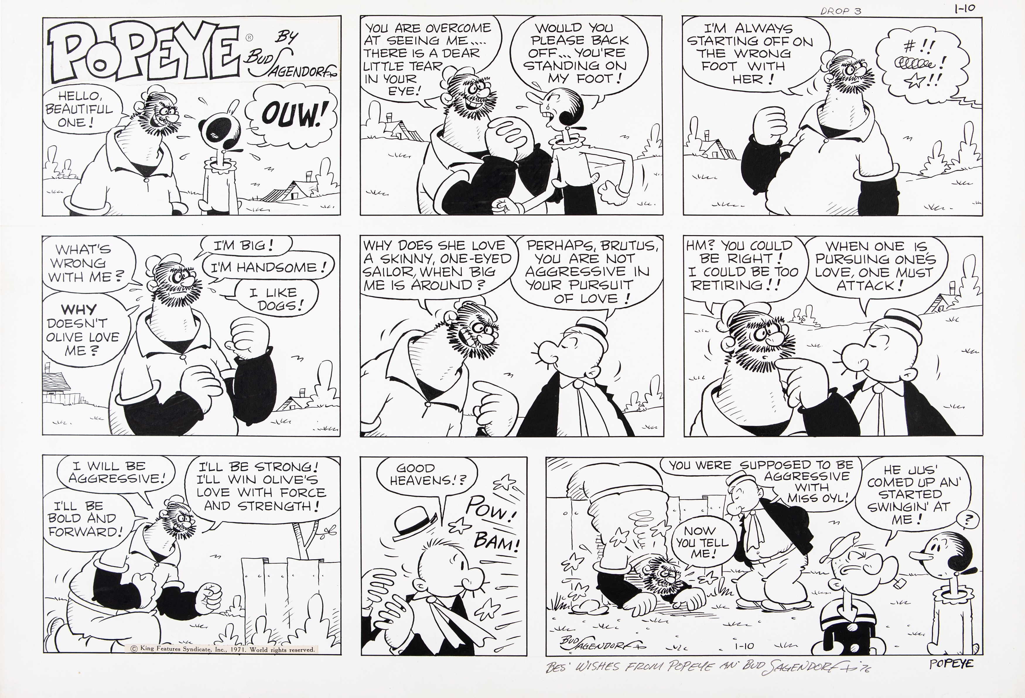 Bud Sagendorf | Popeye (1971) | MutualArt