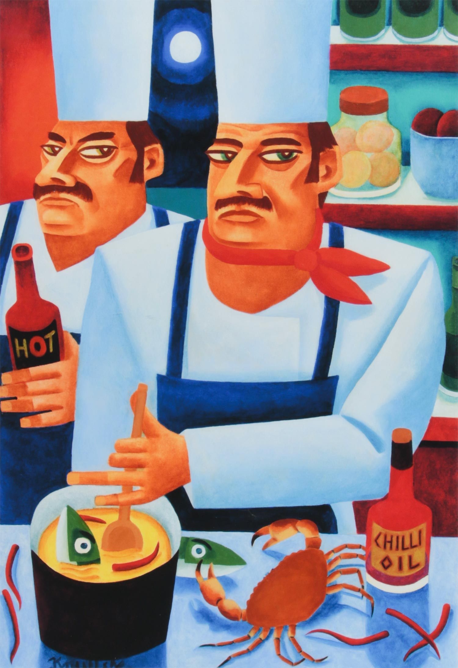 Graham Knuttel | HOT IN THE KITCHEN | MutualArt