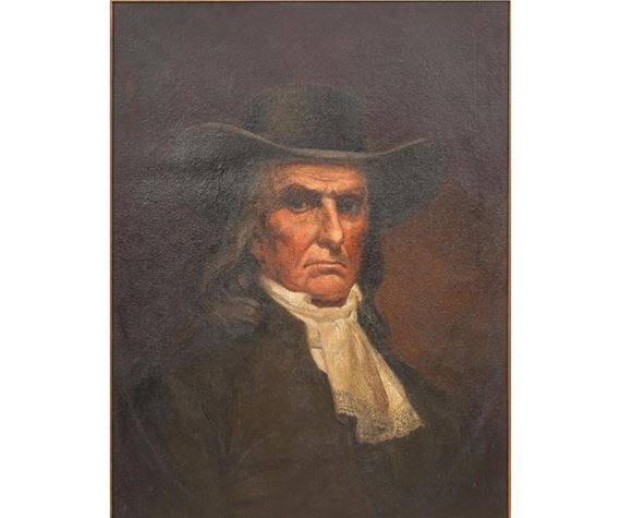 Daniel Webster | Portrait of a stern Quaker man, probably Daniel ...