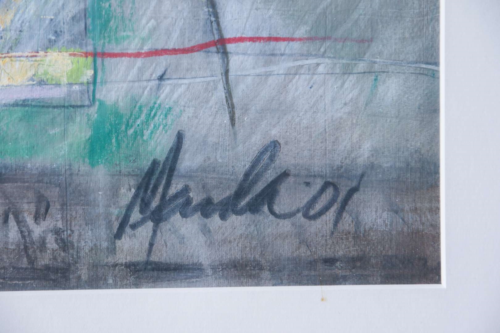 Francois Lodewijckx Abstractie Met Figuren MutualArt