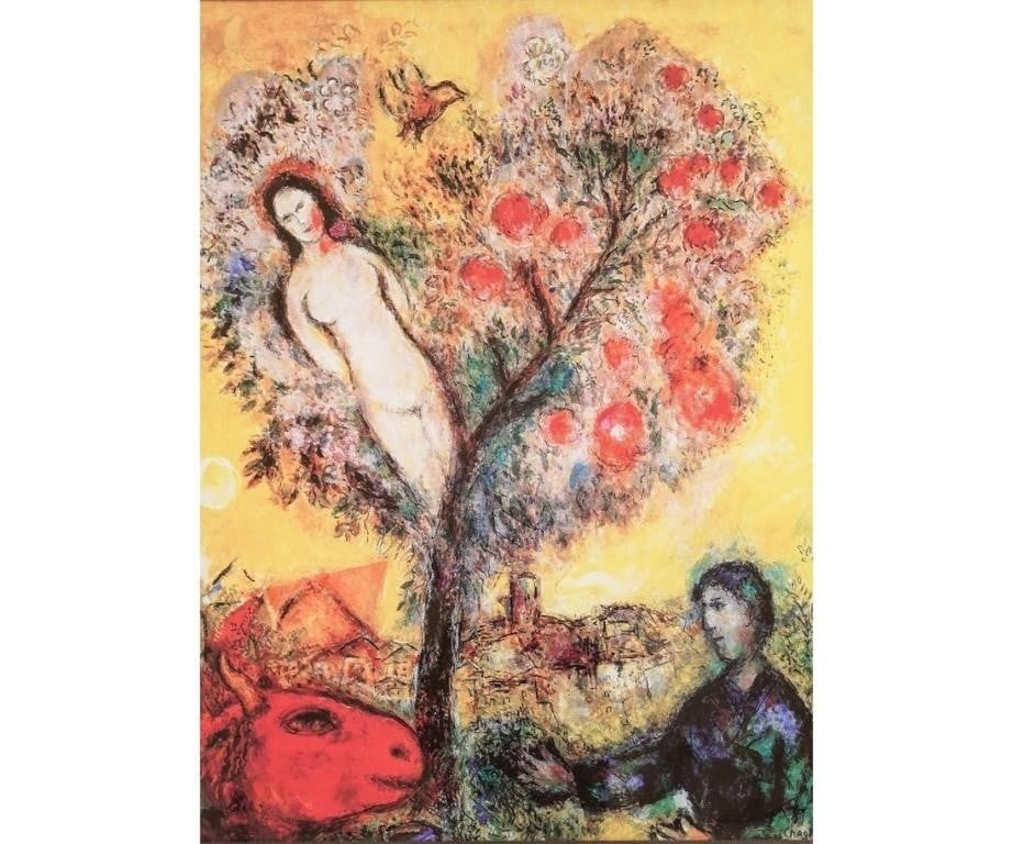 Marc Chagall | Tree Over Village | MutualArt