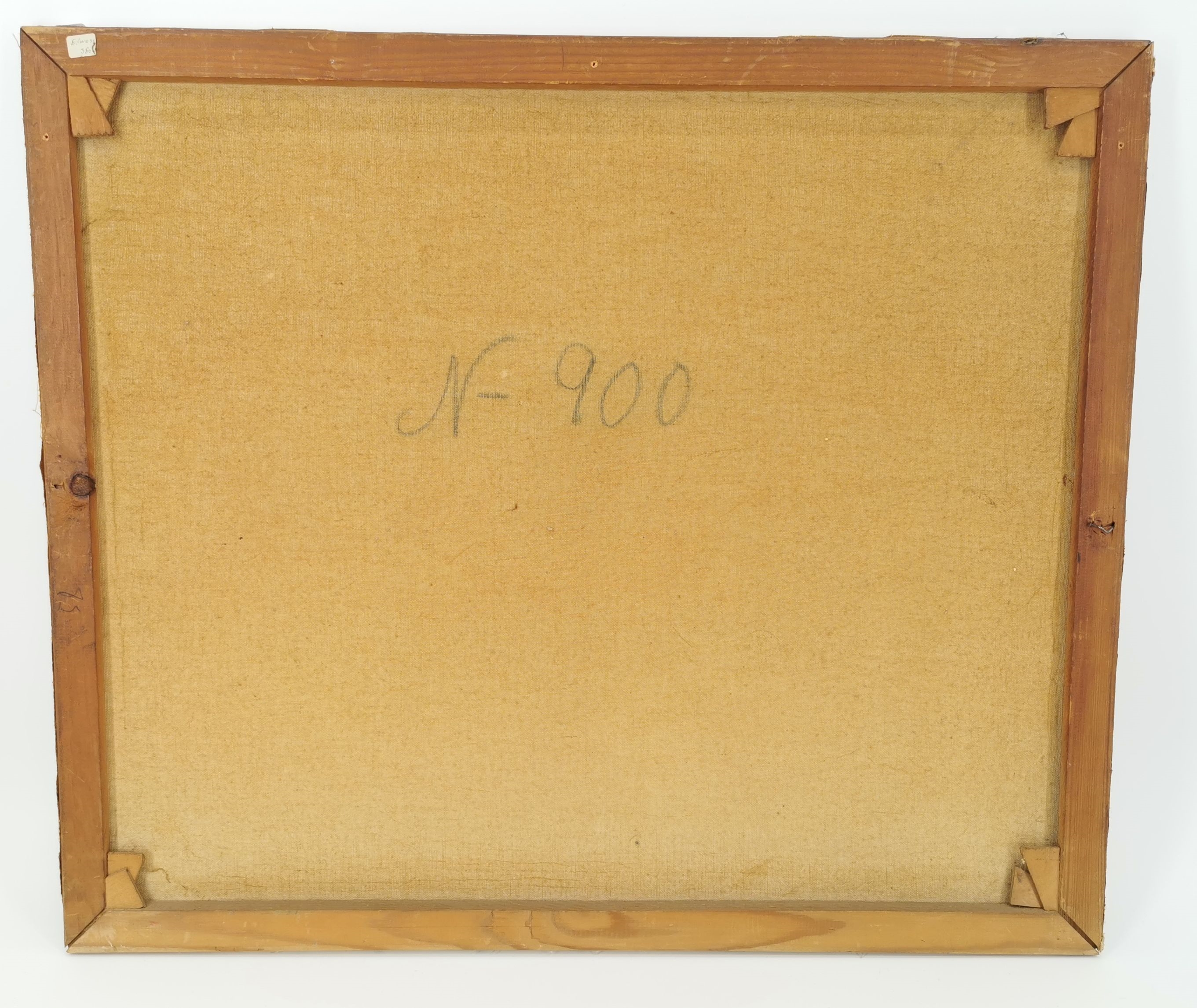 Artwork by Einar Gross, Fischerboote im dunstigen, morgendlichen Licht, Made of Oil on canvas