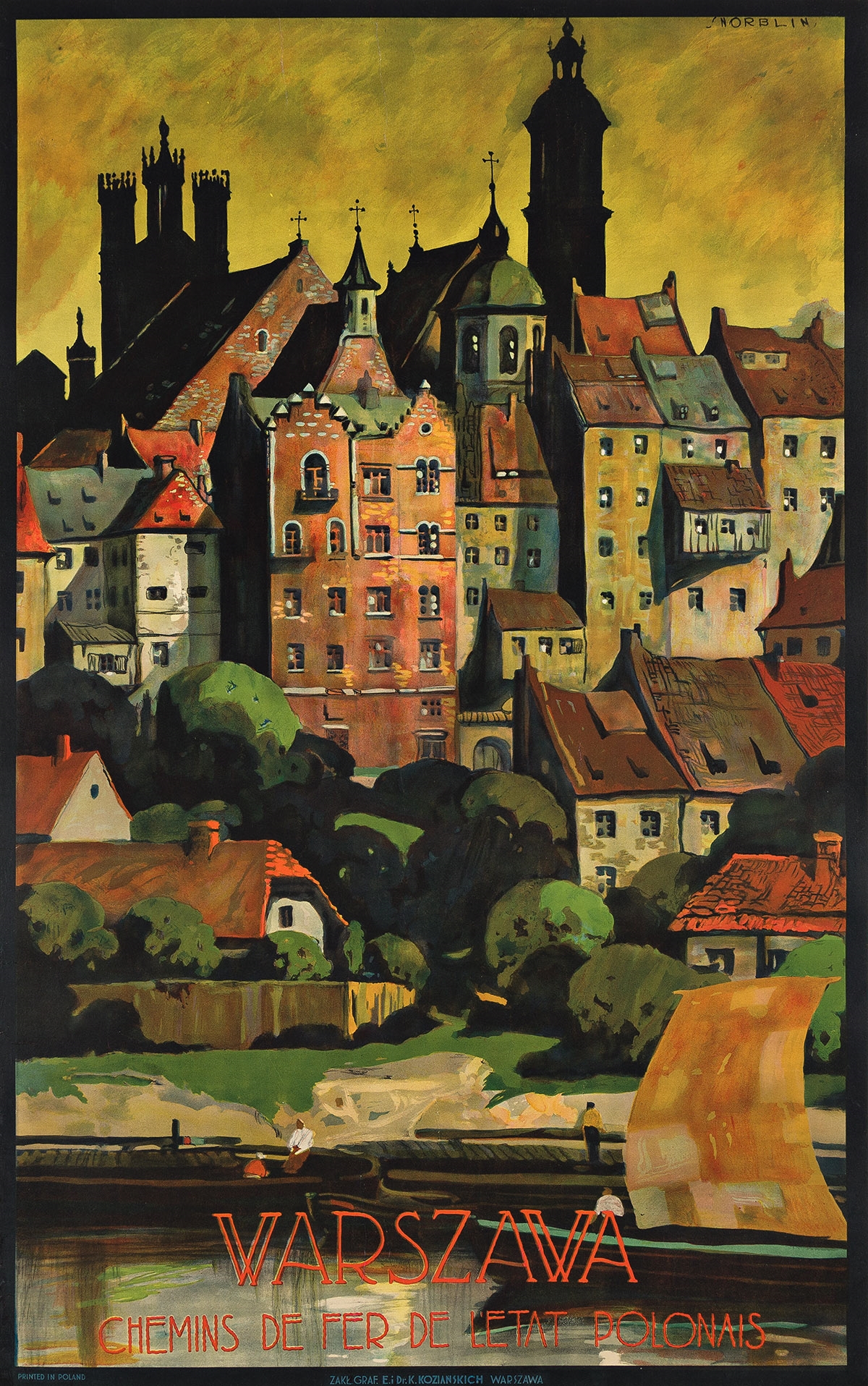 Stefan Norblin | WARSZAWA. Circa 1925. (Circa 1925) | MutualArt