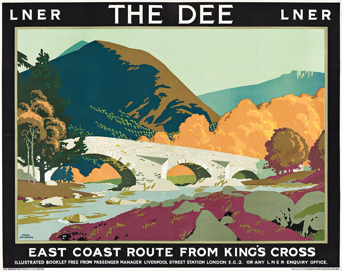 Frank Newbould THE DEE EAST COAST ROUTE FROM KING S CROSS Circa 