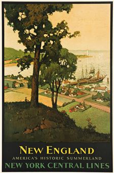 NEW ENGLAND / AMERICA'S HISTORIC SUMMERLAND. Circa 1930s. - Anthony Hansen