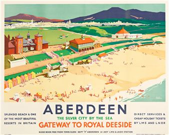 ABERDEEN / GATEWAY TO ROYAL DEESIDE. Circa 1930s. - Frank Sherwin