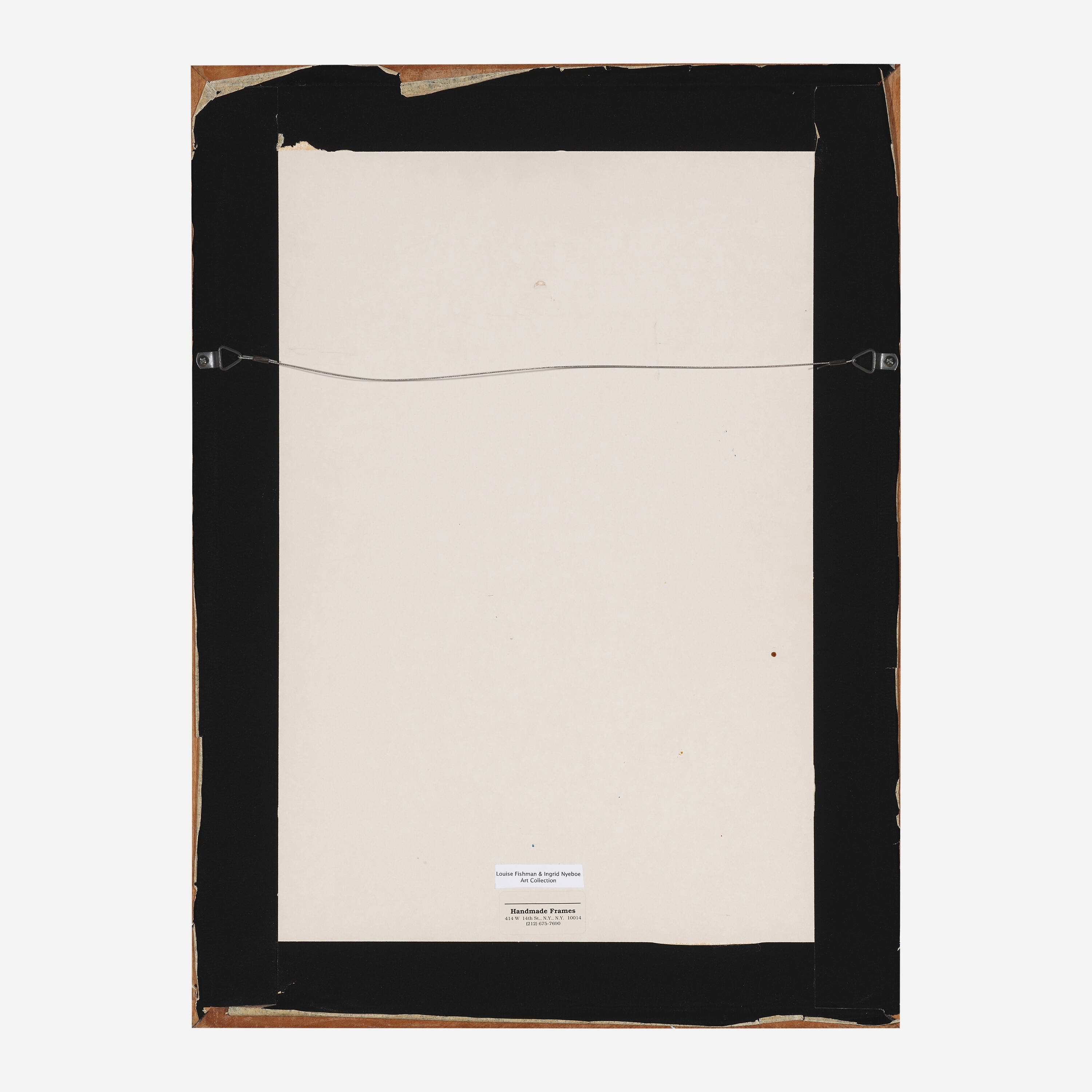 Artwork by Dona Nelson, Man Watching TV, Made of acrylic on paper