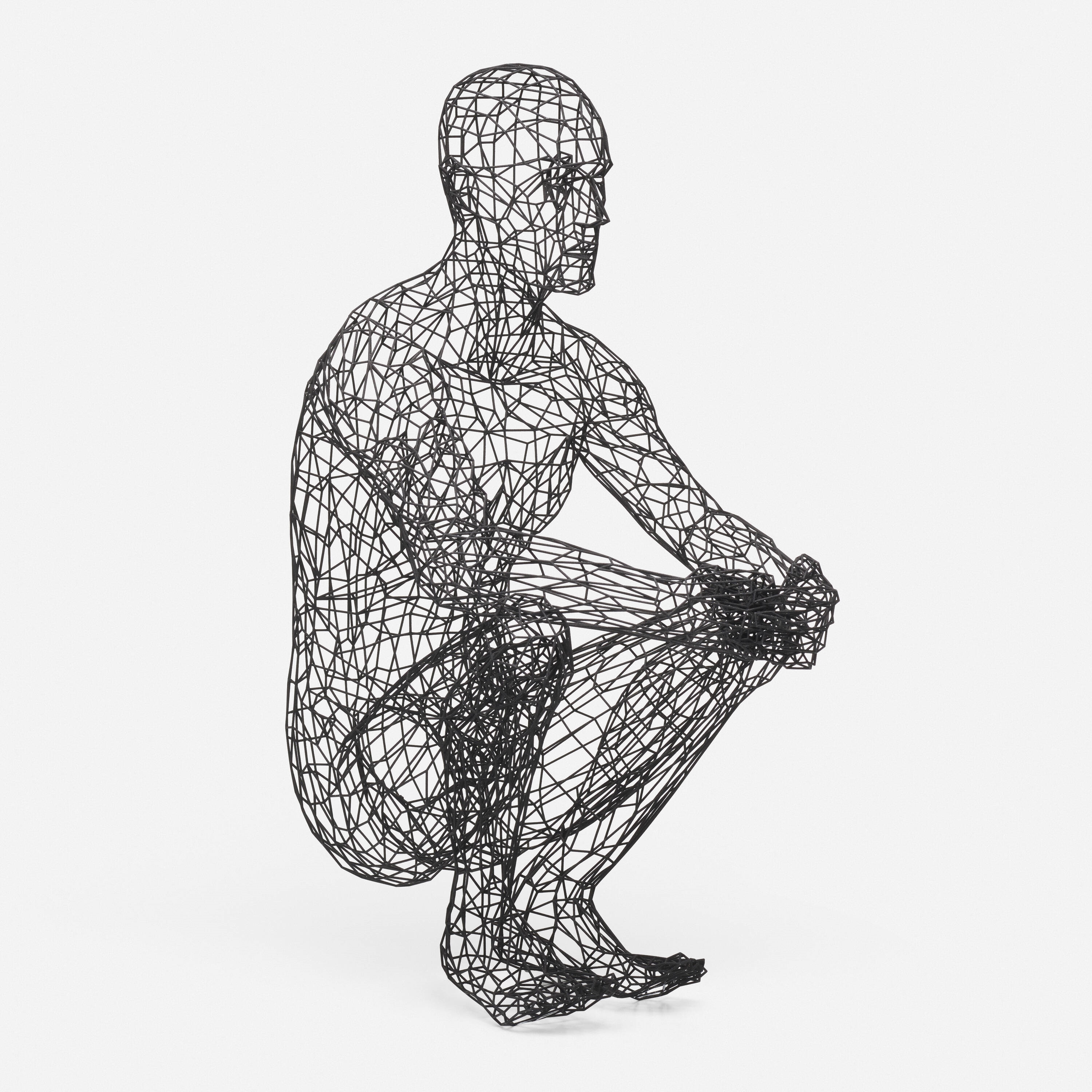 Artwork by Moto Wanagari, Bigger Artist, Made of 3d printed SLS Polyamide