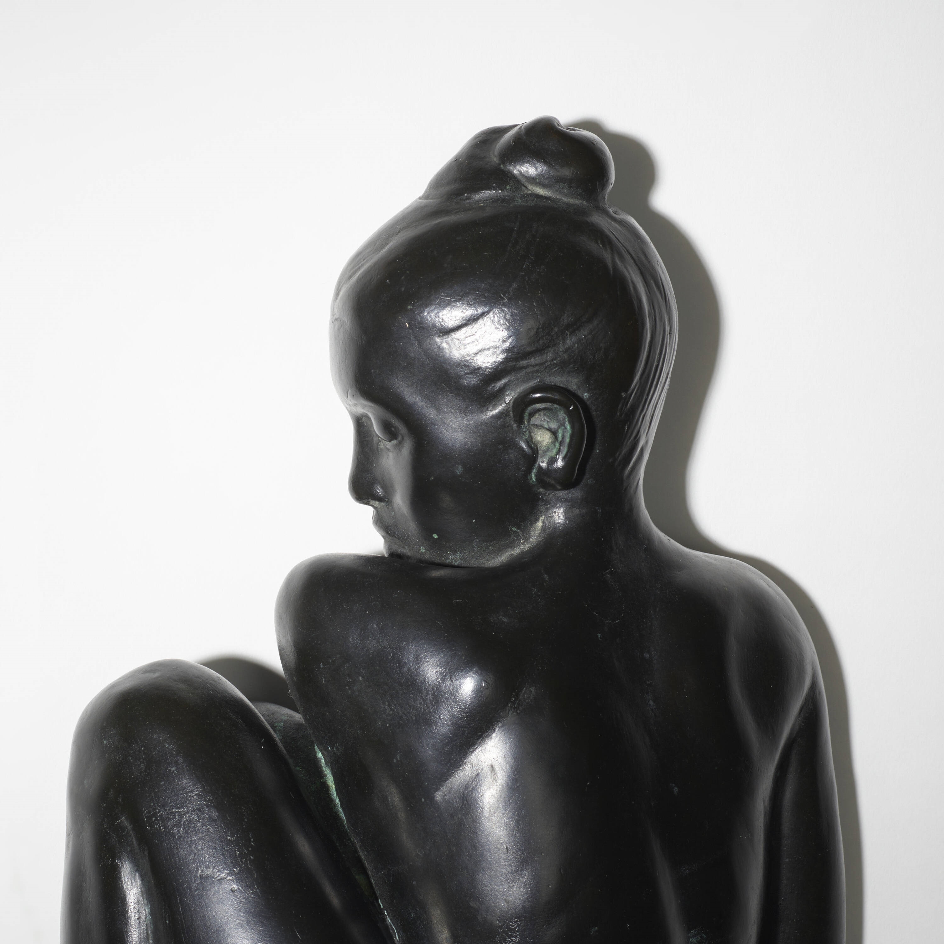 Artwork by Eric Goulder, Untitled (Sleeping Figure #1), Made of bronze