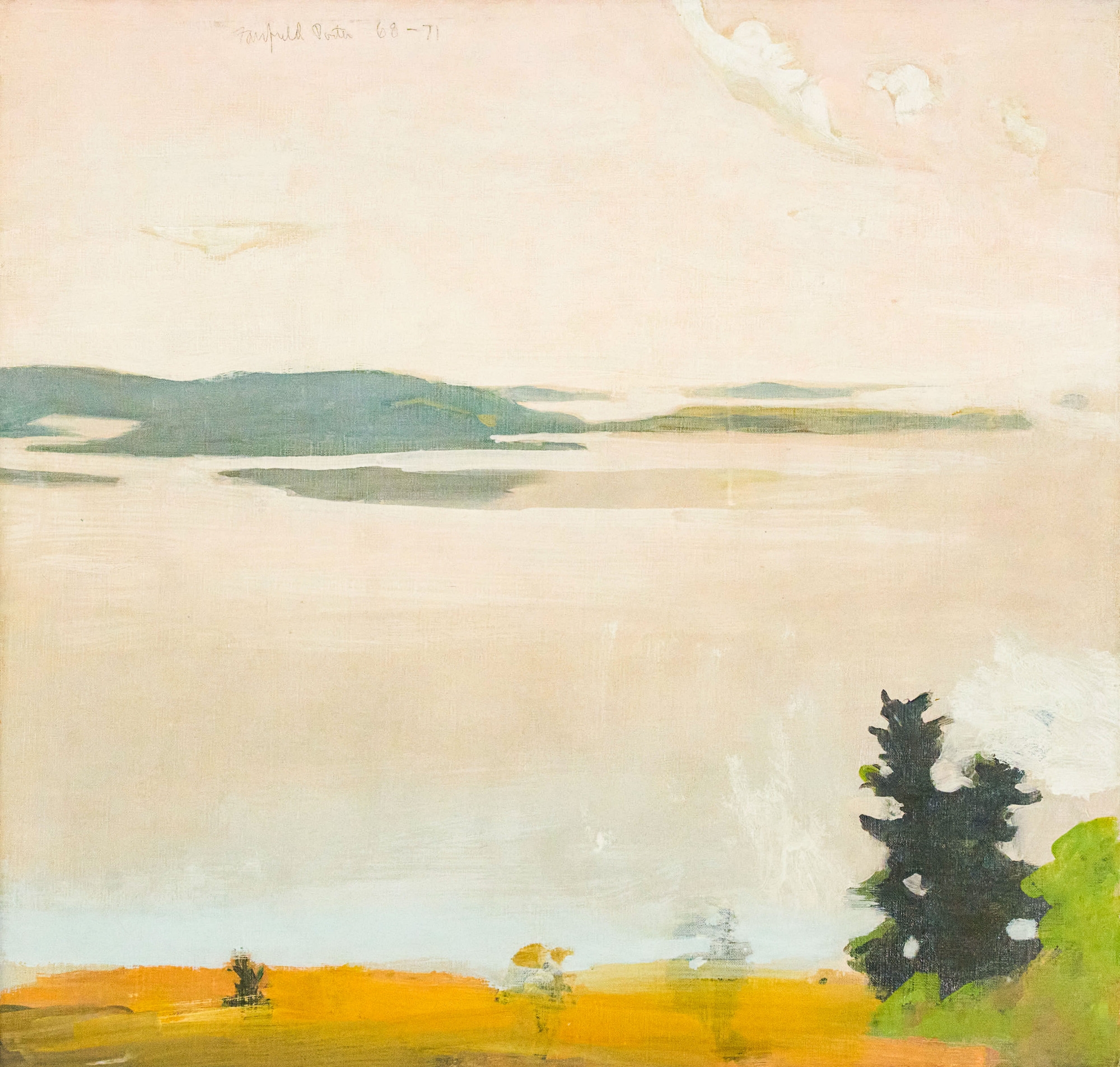 Fairfield Porter Oreton Clark House, Amherst College (1970) MutualArt