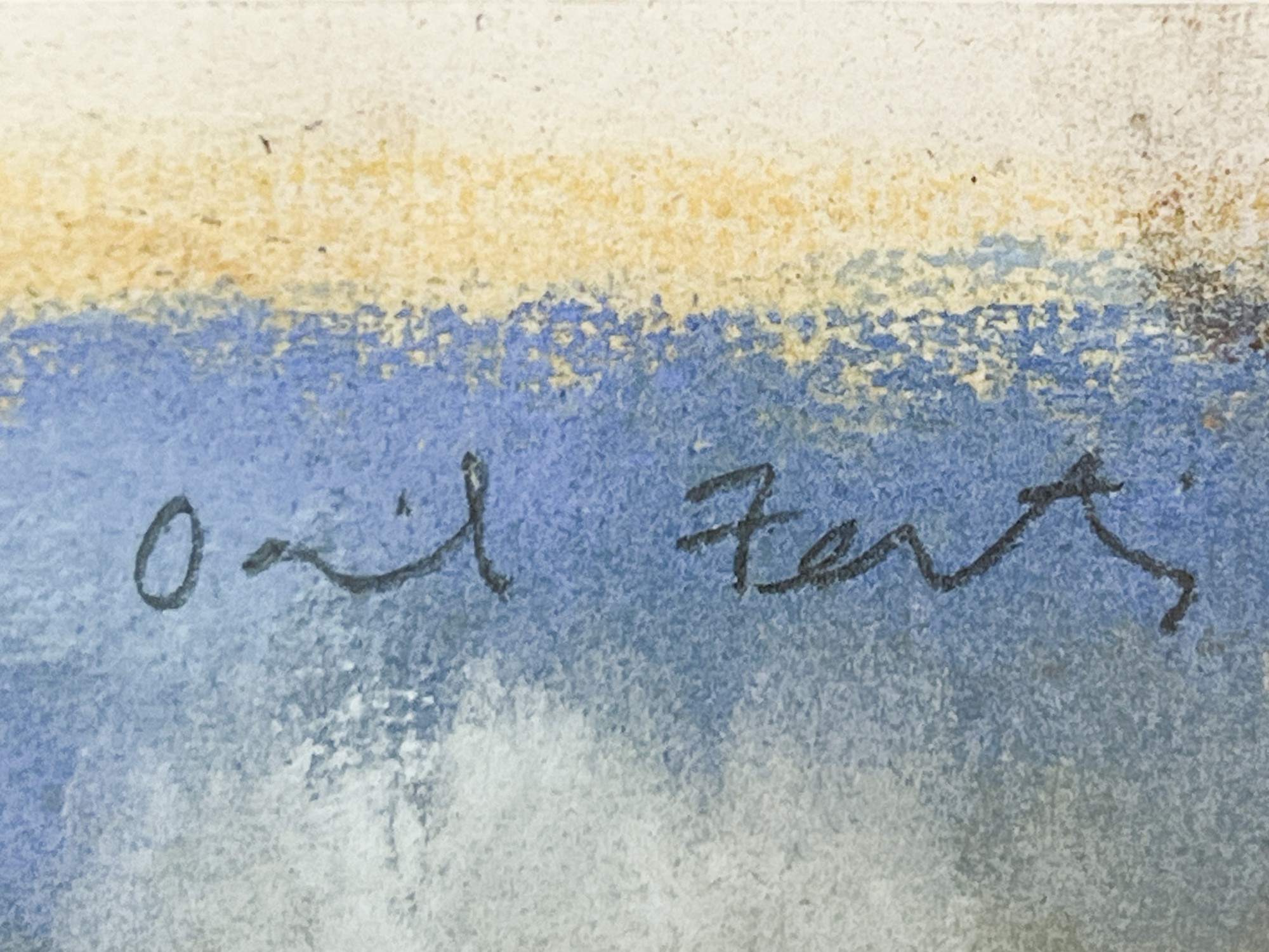 Artwork by David Fertig, The Boarding and Capture of the French Frigate "Vengeance" (2004), Made of pastel on paper