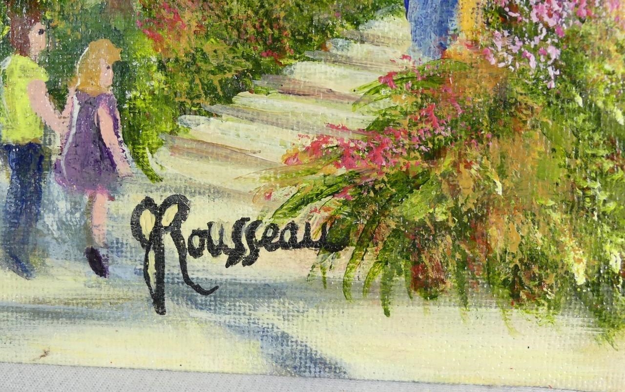 Artwork by Josee Rousseau, Ville de Quebec, Made of acrylic on canvas board