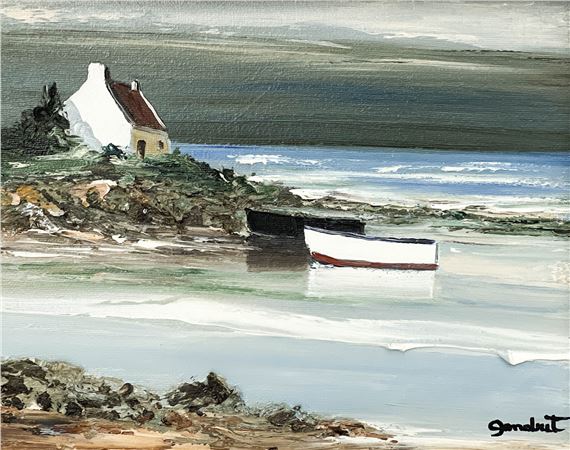 Maison Sur Les Rochers by Lucien Gondret