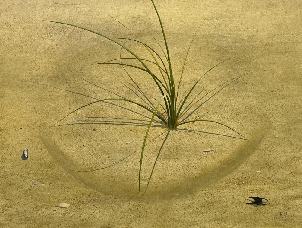 Artwork by Kib Bramhall, Compass Grass, Made of oil on canvas