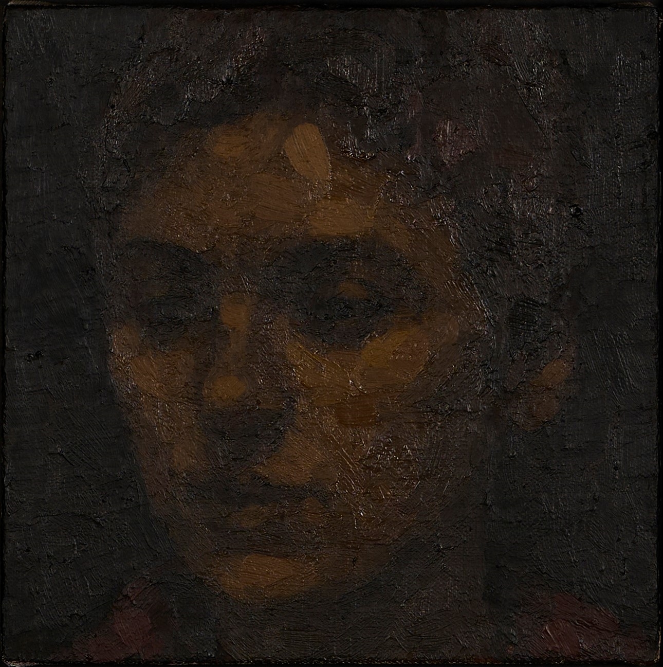 olivier-longpr-portrait-sur-fond-noir-2003-mutualart
