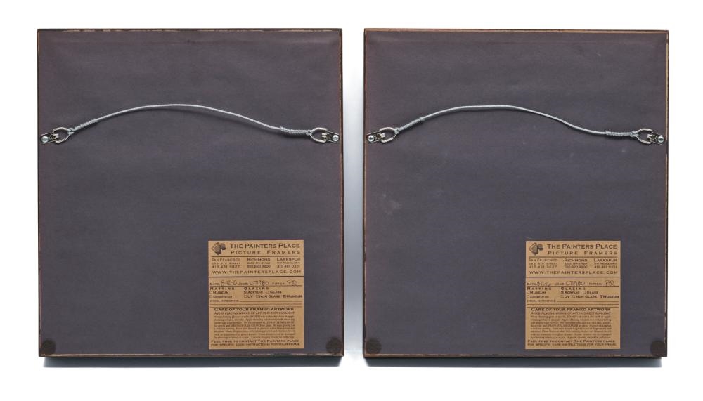 Artwork by Pierre Veyrier II, The Crucifixion and The Lamentation, Made of polychrome and partial-gilt painted enamel on copper