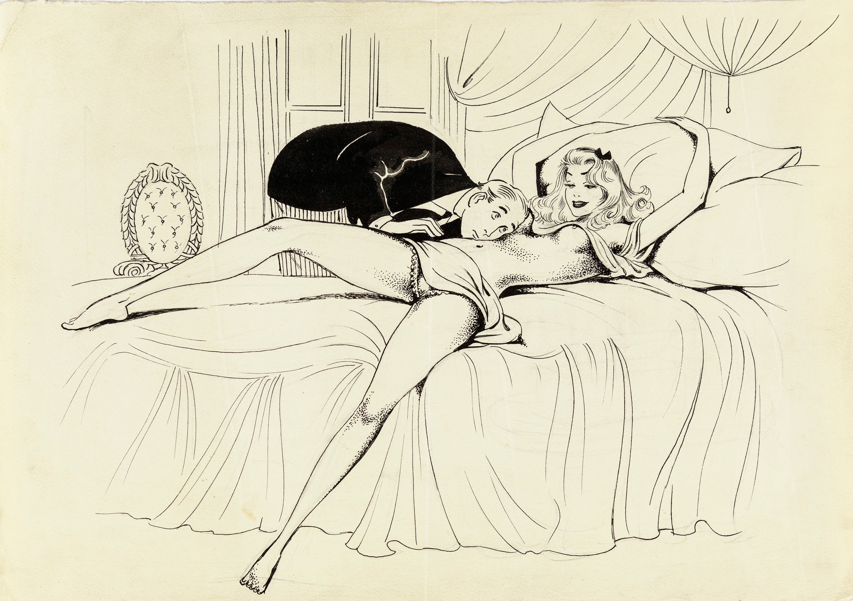 Visita notturna by Ferdinando Corbella, 1948