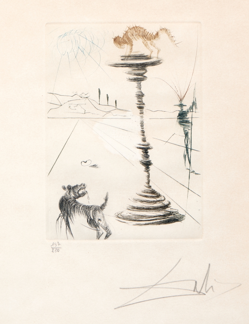 CHIEN ET CHAT by Salvador Dalí