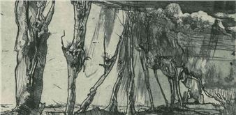 Im Gehölz: Horst Janssen und die Bäume - Gemäldegalerie