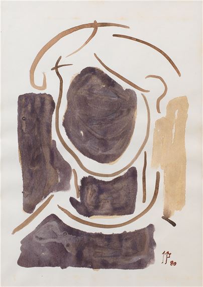 Untitled (The Face) by Ivan Peries, 1980